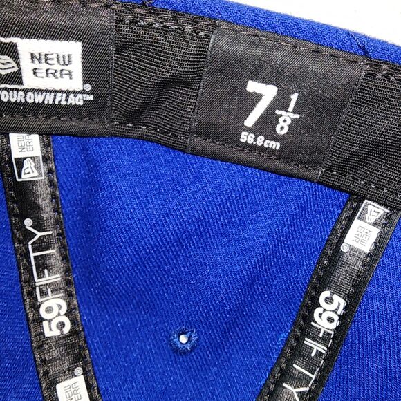 NWT New Era 59Fifty NY Mets 2015 World Series Baseball Cap Size 7 1/8 - Picture 7 of 8